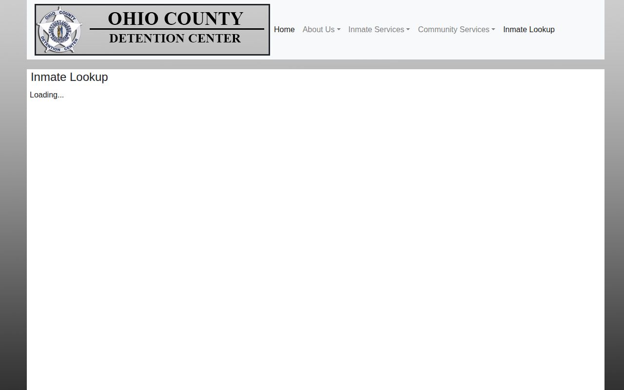 Ohio County Detention Center release and current inmate lookup